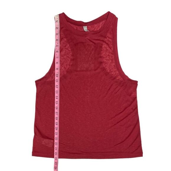 𝅺LORNA Jane NWT Superfine Active Muscle Tank Top in Dark Red Size Medium - Picture 11 of 16